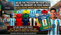 ANY JERSEY FROM OUR COLLECTION -GET AN OFFICIAL PANINI WORLD CUP ALBUM  FOR FREE